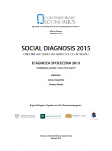 social diagnosis 2015_Diagnoza społeczna 2015. Warunki i jakość życia polaków. Rozdizał 4.3. Zasobność materialna
