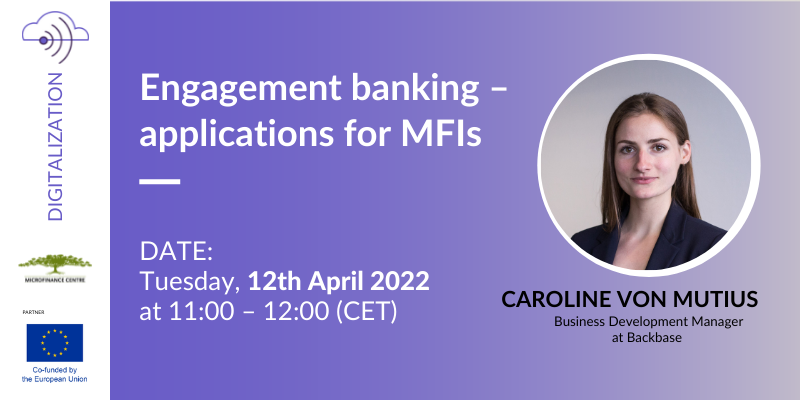 Webinar on Engagement banking – applications for MFIs 
