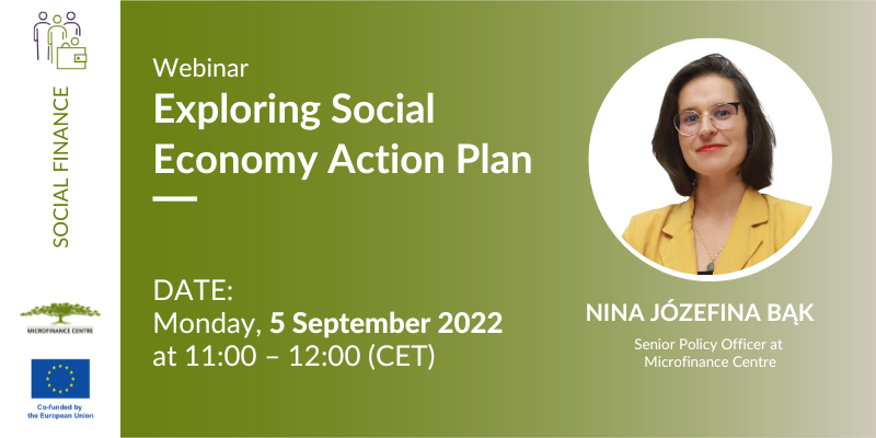 Join the Microfinance Centre Webinar: Exploring Social Economy Action Plan  