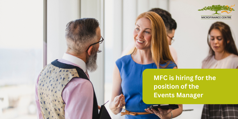 Microfinance Centre is hiring for the position of Events Manager