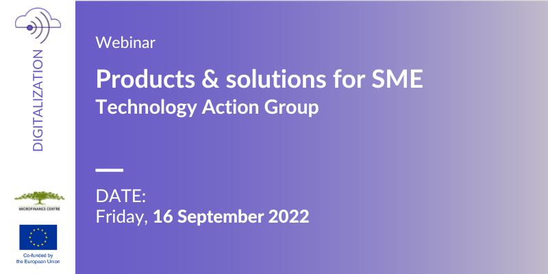 Webinar: Products and services for SMEs
