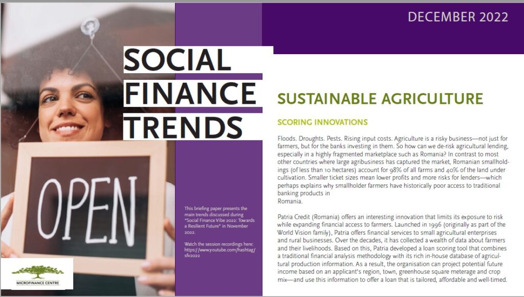 Social Finance Trends 2022