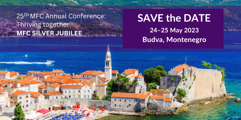 Save the Date! Annual Conference Already 24-25 May Budva, Montenegro