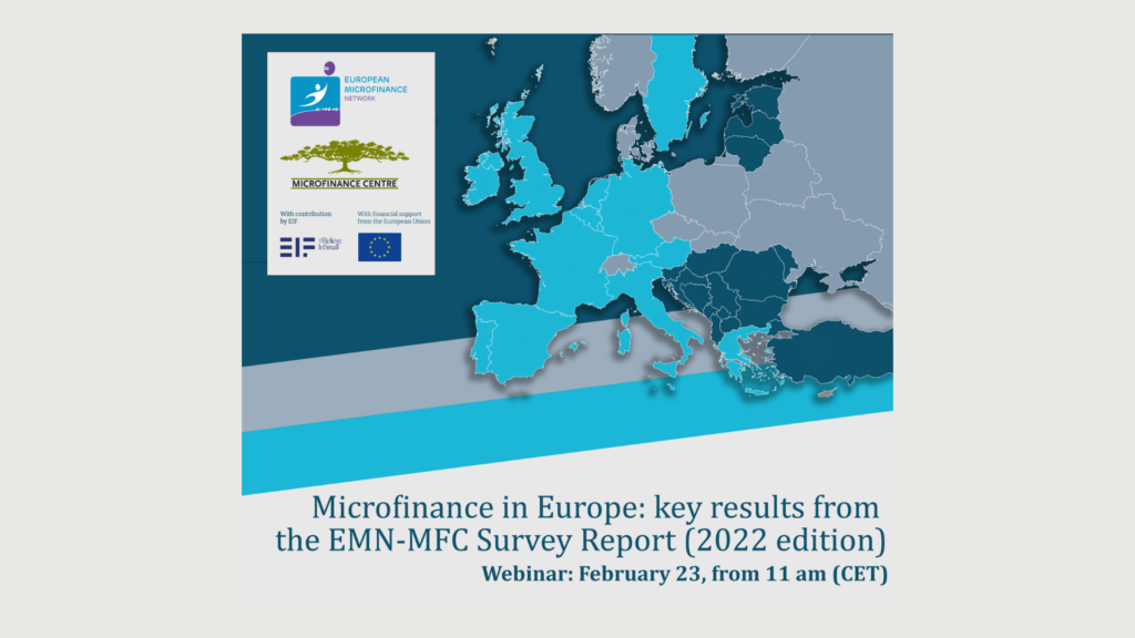 Join the webinar – Microfinance in Europe: key results from the EMN-MFC Survey Report    