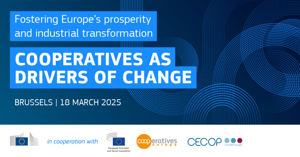 Fostering Europe’s prosperity and industrial transformation: Cooperatives as drivers of change