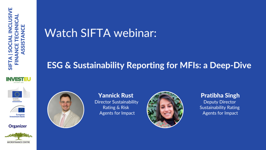 Watch the Recording: ESG Reporting for Access to International Funding